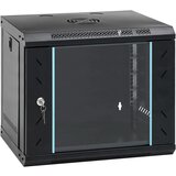 vidaXL Omara za omrežje s shranjevanjem Črna 53 x 45 x 45 cm Jeklo | Shoptok.si