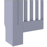  Pokrov radiatorja 2 pcs Siva 172x19x81.5cm Konstruiran les | Shoptok.si