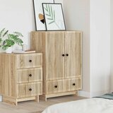 Kreveta Sonoma hrast 66 x 34,5 x 95 cm Konstrukcijsko drvo | shoptok.hr