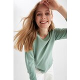 Defacto Relax Fit Crew Neck Cashmere Textured Extra Soft Sweater | shoptok.hr