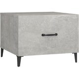  Stolić za kavu s metalnim nogama 2 kom boja betona 50x50x40 cm | Eponuda.com