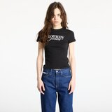 Tommy Hilfiger Majica Tommy Jeans Slim Essential Tee Black S | Shoptok.si