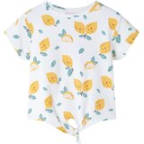  Dječja majica na vezanje prljavo bijela boja 116 | shoptok.hr