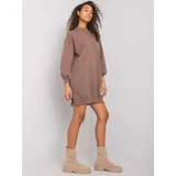 RUE PARIS Dress-RV-SK-7207.03-brown