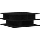  Stolić za kavu crni 70x70x29 cm od konstruiranog drva | shoptok.hr
