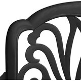 3-dijelni bistro set od lijevanog aluminija crni | shoptok.hr