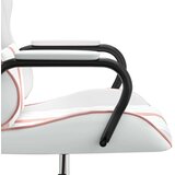  Gaming stol belo in roza umetno usnje | Shoptok.si