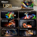 Hisense TV RGB MiniLED 100UR8S Smart TV 4K 180 Hz | Shoptok.si