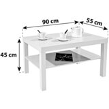 Mömax klubska mizica light, bela | Shoptok.si