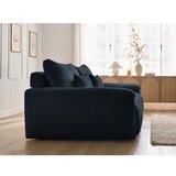 Bobochic Paris Temno modra sedežna garnitura iz šenilje 264 cm Ivane – | Shoptok.si