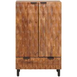  Highboard Finš acacije smeđa 60 x 33 x 100 cm Čvrsto drvo manga | shoptok.hr