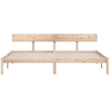  Posteljni okvir iz trdne borovine 200x200 cm, (20645328) | Shoptok.si
