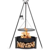 COOKKING Vrtno kurišče MONTANA 80 cm + trinožno stojalo + rešetka | Shoptok.si