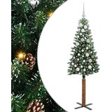  Mršavo božićno drvce Zelena 150 cm PVC i čvrsto drvo bora | shoptok.hr