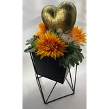 7 seas 365 ukrasna dekoracija Zlatno srce, 42 cm | shoptok.hr