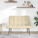 SOFA za dvije osobe Krem 115 x 61 x 87 cm Tkanina | shoptok.hr