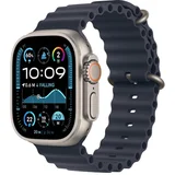 watch ultra 2 (2024) 49 mm gps i cellular natural titanium navy ocean band MX4D3SE/A pametni sat