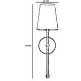 Opviq Zidna lampa Brice-8875-2P, 16-9cm, IP20, Krem-crna | Eponuda.ba