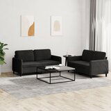 vidaXL 2-dijelni set sofa crni baršunasti Cijene