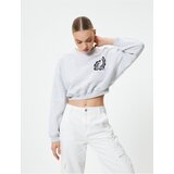  Crop Sweatshirt Crew Neck Printed | ePonuda.com