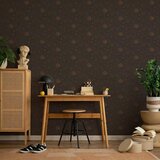  Tapeta - Night Sky - Artistic Composition of Suns and Planets on a Black Background. 50x1000 Premium | shoptok.hr