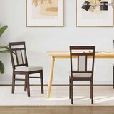  Stolac za blagovanje 2 pcs Svijetlosmeđa i svijetla | shoptok.hr
