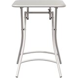 Bistro Stol Bež 55 x 55 x 72,5 cm Čelik s prahom | shoptok.hr