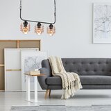  Luster na lancu MORGAN 3xE27/60W/230V crna/bakarna | Eponuda.com