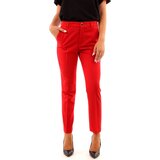 Liu Jo Elegantne hlače MF3130T4224 Rdeča | Shoptok.si