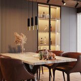  Visilica LOOPEZ 3P crno/zlatna | shoptok.hr