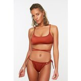 Trendyol Cinnamon Tie Detailed Bikini Bottoms | shoptok.hr