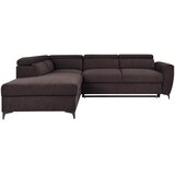 MID.YOU KOTNA SEDEŽNA GARNITURA, velur temno rjava | Shoptok.si