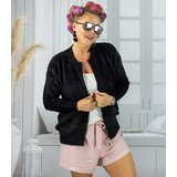 Pri Short cardigan unbuttoned sweater in fluffy knit fabric "COCO CHIC" | Shoptok.si