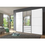 MID.YOU omara z drsnimi vrati, srebrne barve, bela | Shoptok.si