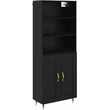  Highboard Crni hrast 69,5 x 34 x 180 cm Konstruirano drvo Slike