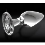 Icicles br. 26 - stožasti stakleni analni dildo (proziran) | shoptok.hr