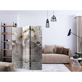  Paravan u 3 dijela - Lilies and Quilted Background [Room Dividers] 135x172 | shoptok.hr