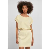 UC Curvy Women's Organic Extended Shoulder T-Shirt Soft Yellow