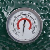 V 2-u-1 roštilj s pušnicom Kamado keramički 56 cm zeleni | shoptok.hr