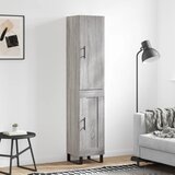  The Living Store Visoka omara siva sonoma 34,5x34x180 cm inženirski les - Visoka Omara, (21430029) | Shoptok.si