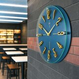 Lowell Stenska ura 40cm / 00974B / bela / MDF, steklo, (5000198217) | Shoptok.si