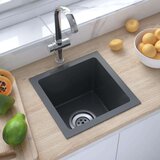  Ročno izdelano kuhinjsko pomivalno korito črno nerjaveče jeklo, (21670673) | Shoptok.si