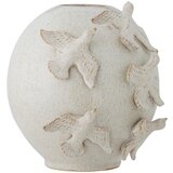 Bloomingville & Bloomingville Mini Kremno bela lončena vaza (višina 25 cm) Abira – Bloomingville | Shoptok.si