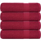 vidaXL Ručnici za kupanje 4 kom bordo 100x150 cm 360 gsm 100% pamuk Cijene