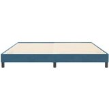  posteljni okvir brez vzmetnice temno modra 200x220 cm žamet, (21829625) | Shoptok.si