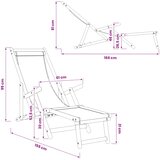  Sklopiva ležaljka za sunčanje 2 pcs 3 Pozicija Šareni | shoptok.hr
