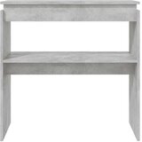  Konzolni stol siva boja betona 80x30x80 cm konstruirano drvo | shoptok.hr