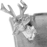  Rashlađivač za pjenušac od punog aluminija 39x29x71 cm srebrni | shoptok.hr