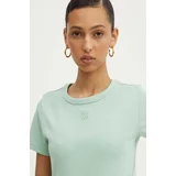 Hugo Kratka majica ženska, zelena barva, 50512002