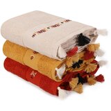 L'essential Maison Asorti - Mustard CoralMustardBeige Hand Towel Set (3 Pieces) | ePonuda.com